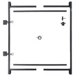 Adjust-A-Gate AG36 Adjustable Gate Frame, Steel, Powder-Coated