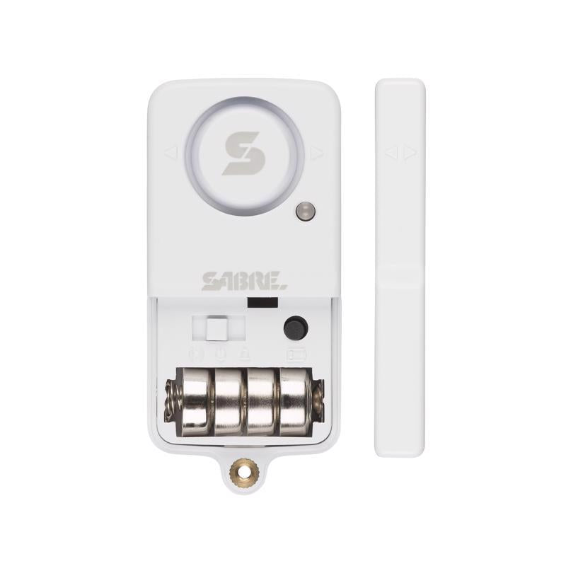 Sabre Battery Powered Indoor White Door Alarm
