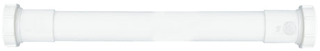 Plumb Pak PP42-16W Pipe Extension Tube, 1-1/4 in, 16 in L, Slip-Joint, Plastic, White
