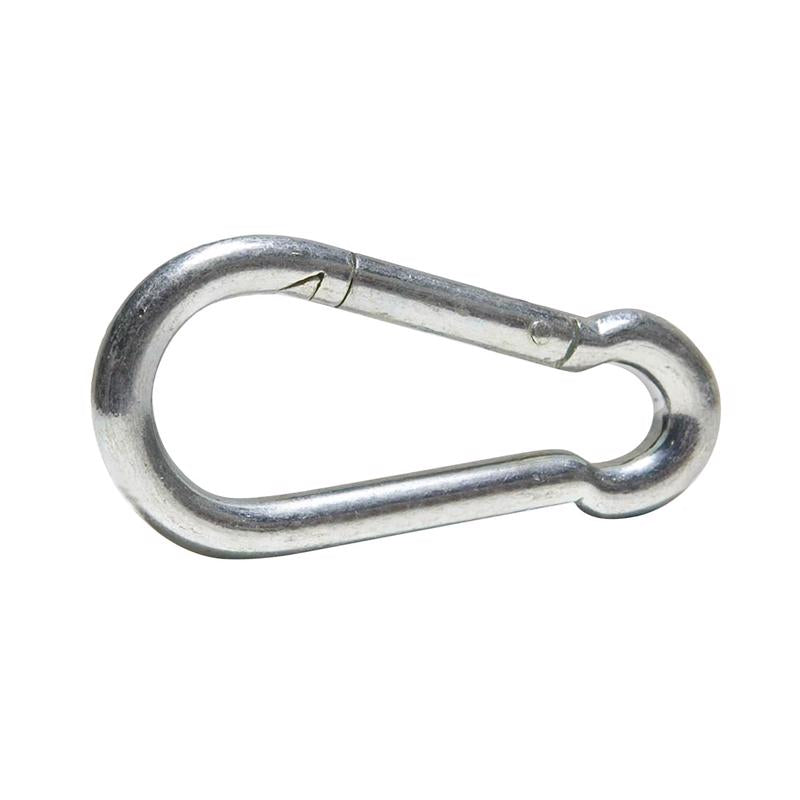 Koch Industries .75 in. D X 4.750 in. L Nickel-Plated Steel Spring Snap 350 lb, Pack of 10