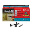 FastenMaster Headlok 2-7/8 in. L Torx Ttap T30 Coarse Structural Wood Screws 50 pk