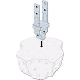 Simpson Strong-Tie 6.5 in. H X 5.5 in. W Galvanized Steel Post Base, Pack of 10