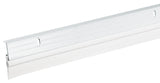 Frost King W59/36H Door Sweep, Aluminum Flange, Vinyl Insert, 36 in L, 1-5/8 in W