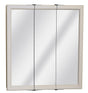 Zenith W30 Medicine Cabinet, 29.63 in OAW, 4.5 in OAD, 25.75 in OAH, Steel, White, 2-Shelf