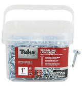 Teks 21530 Lath Screw, #8 Thread, 3-1/4 in L, Truss Head, Phillips Drive, Drill Point, Steel, Zinc
