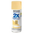 Rust-Oleum Painter's Touch 2X Ultra Cover 334079 Spray Paint, Satin, Summer Squash, 12 oz, Aerosol Can