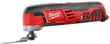 Milwaukee M12 2426-20 Multi-Tool, Tool Only, 12 V, 1.4 Ah, 5000 to 20,000 opm, Variable-Speed Trigger Control