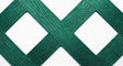 UFP 79910 Classic Lattice, 8 ft L, 4 ft H, Diamond Mesh, 2-3/4 in Mesh, Plastic, Green