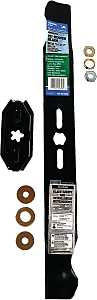 Arnold 490-100-0082 Mower Blade, 22 in L, 2-1/2 in W, Steel
