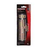 ProSource 20474CZB-PS Barrel Bolt, 0.31 Dia in Bolt Head, 6 in L Bolt, Steel, Satin Brass Tone