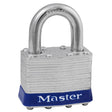 Master Lock 1-5/16 in. H X 1 in. W X 1-3/4 in. L Steel 4-Pin Cylinder Exterior Padlock