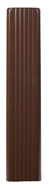 Amerimax 3 in. H X 2 in. W X 15 in. L Brown Aluminum K Downspout Extension