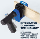 Kreg KPHJ520PRO Pocket Hole Jig, 1/2 to 1-1/2 in Clamping, Includes: Kreg Classic 2 in Face Clamp