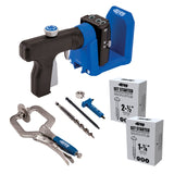 Kreg KPHJ520PRO Pocket Hole Jig, 1/2 to 1-1/2 in Clamping, Includes: Kreg Classic 2 in Face Clamp