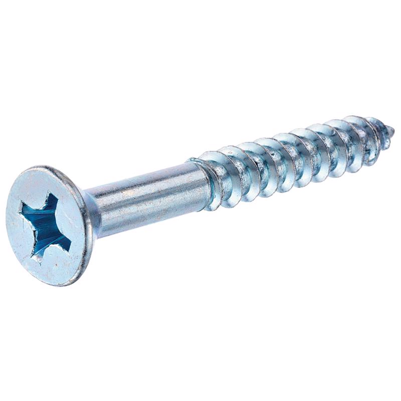 HILLMAN No. 12 X 3 in. L Phillips Zinc-Plated Coarse Wood Screws 3 pk, Pack of 10