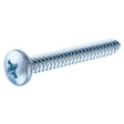 HILLMAN No. 8 Ga. X 2 in. L Phillips Pan Head Sheet Metal Screws 6 pk, Pack of 10