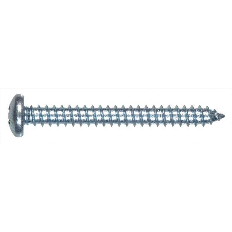 HILLMAN No. 8 Ga. X 2 in. L Phillips Pan Head Sheet Metal Screws 6 pk, Pack of 10