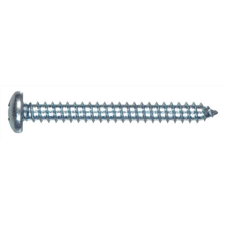 HILLMAN No. 8 Ga. X 2 in. L Phillips Pan Head Sheet Metal Screws 6 pk, Pack of 10
