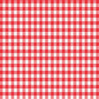 Magic Cover Red/White Checkered Vinyl Disposable Tablecloth 52 in. L X 52 in. W