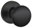 Schlage Stratus Series J10 STR 716 Passage Knob, Metal, Aged Bronze, 2-3/8, 2-3/4 in Backset, 1-5/8 x 2-3/4 in Strike