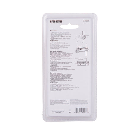 ProSource SS-B04-PS Barrel Bolt, 0.31 Dia in Bolt Head, 4 in L Bolt, Stainless Steel, Stainless Steel