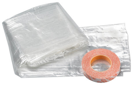 Frost King V73H Indoor Shrink Window Kit, 62 in W, 0.75 mil Thick, 42 in L, Plastic, Crystal Clear