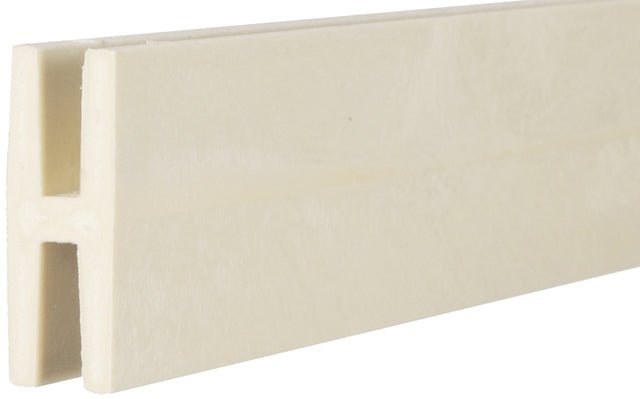 UFP 70707 Lattice Divider, H-Channel, Polyethylene, White