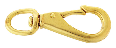 Campbell 3/4 in. D X 4-1/2 in. L Polished Bronze Quick Snap 140 lb, Pack of 10