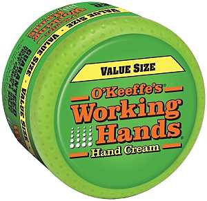O'Keeffe's Working Hands Series K0680001 Hand Cream, Mild Stearic Acid, 6.8 oz, Jar