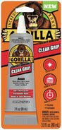 Gorilla Clear Grip 8040002 Contact Adhesive, Liquid, Characteristic, Clear, 3 oz Tube