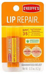 O'Keeffe's K0900002 SPF 35 Lip Repair Balm, 0.15 oz, Stick
