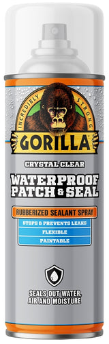 Gorilla 104056 Rubberized Spray Coating, Waterproof, Clear, 14 oz, Pack of 6