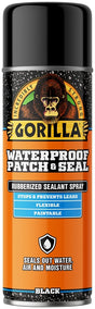 Gorilla 104052 Rubberized Spray Coating, Black, 16 oz Can, Pack of 6