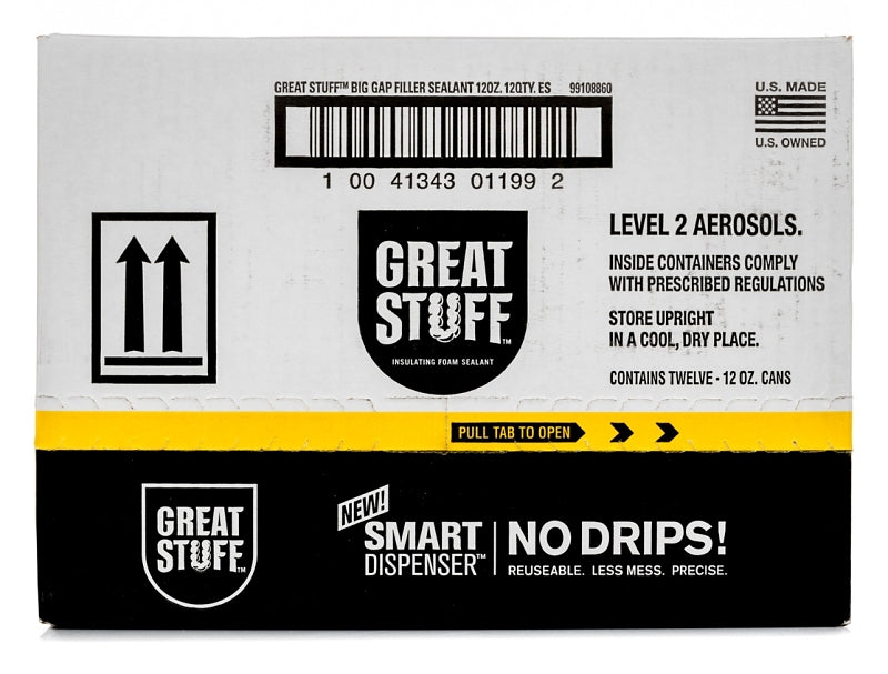 Great Stuff 99108860 Insulating Foam Sealant, 12 oz