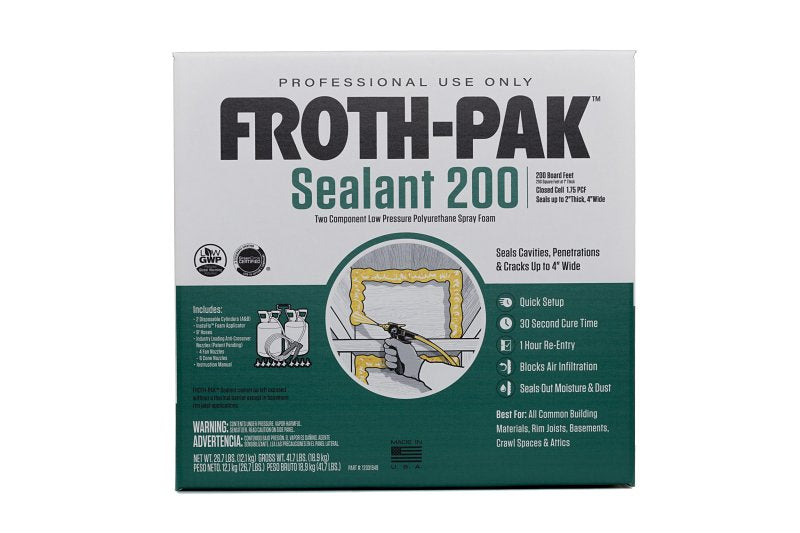 Froth-Pak 12031949 Foam Sealant Kit, 30 s Functional Cure