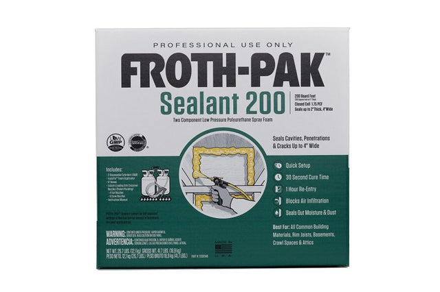 Froth-Pak 12031949 Foam Sealant Kit, 30 s Functional Cure