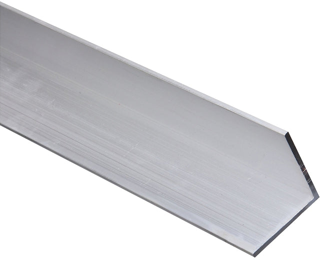 National Hardware 4204BC Series N247-486 Angle Stock, 2 in L Leg, 72 in L, 1/8 in Thick, Aluminum, Mill