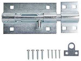 ProSource 33305ZCX-PS Padlockable Barrel Bolt, 0.6 Dia in Bolt Head, 6 in L Bolt, Steel, Zinc