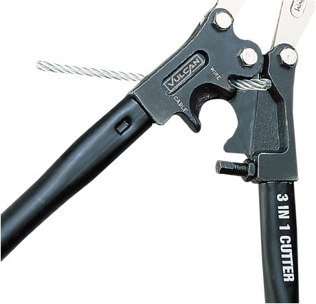 Vulcan TC-C301M-18 Bolt Cutter, 1/4 in Bolt, 3/16 in Wire, 3/8 in Cable Cutting Capacity, 18 in OAL, Black Handle