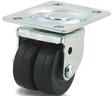 Dh Casters C-B22034P1HR Swivel Machine Caster, 2 in Dia Wheel, 13/16 in W Wheel, Hard Rubber Wheel, 200 lb