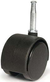 Dh Casters C-T20S1BK Swivel Caster, 2 in Dia Wheel, Plastic Wheel, Black, 85 lb, Pack of 4