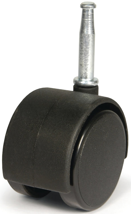 Dh Casters C-T20S1BK Swivel Caster, 2 in Dia Wheel, Plastic Wheel, Black, 85 lb, Pack of 4