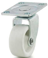 Dh Casters C-R125P0Z Swivel Caster, 1-1/4 in Dia Wheel, 9/16 in W Wheel, Plastic Wheel, 45 lb