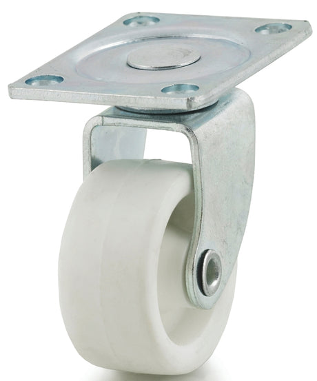 Dh Casters C-R125P0Z Swivel Caster, 1-1/4 in Dia Wheel, 9/16 in W Wheel, Plastic Wheel, 45 lb