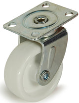 Dh Casters C-R158P0Z Swivel Caster, 1-5/8 in Dia Wheel, 5/8 in W Wheel, Plastic Wheel, 65 lb