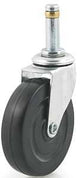 Dh Casters C-L20GRRS Swivel Caster, 2 in Dia Wheel, 13/16 in W Wheel, Rubber Wheel, 77 lb
