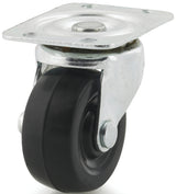 Dh Casters C-GD20RS Swivel Caster, 2 in Dia Wheel, 15/16 in W Wheel, Rubber Wheel, 90 lb