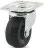 Dh Casters C-GD20RS Swivel Caster, 2 in Dia Wheel, 15/16 in W Wheel, Rubber Wheel, 90 lb
