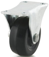 Dh Casters C-GD20RR Rigid Caster, 2 in Dia Wheel, 15/16 in W Wheel, Rubber Wheel, 90 lb