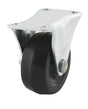 Dh Casters C-GD30RR Rigid Caster, 3 in Dia Wheel, 1-1/4 in W Wheel, Rubber Wheel, 125 lb